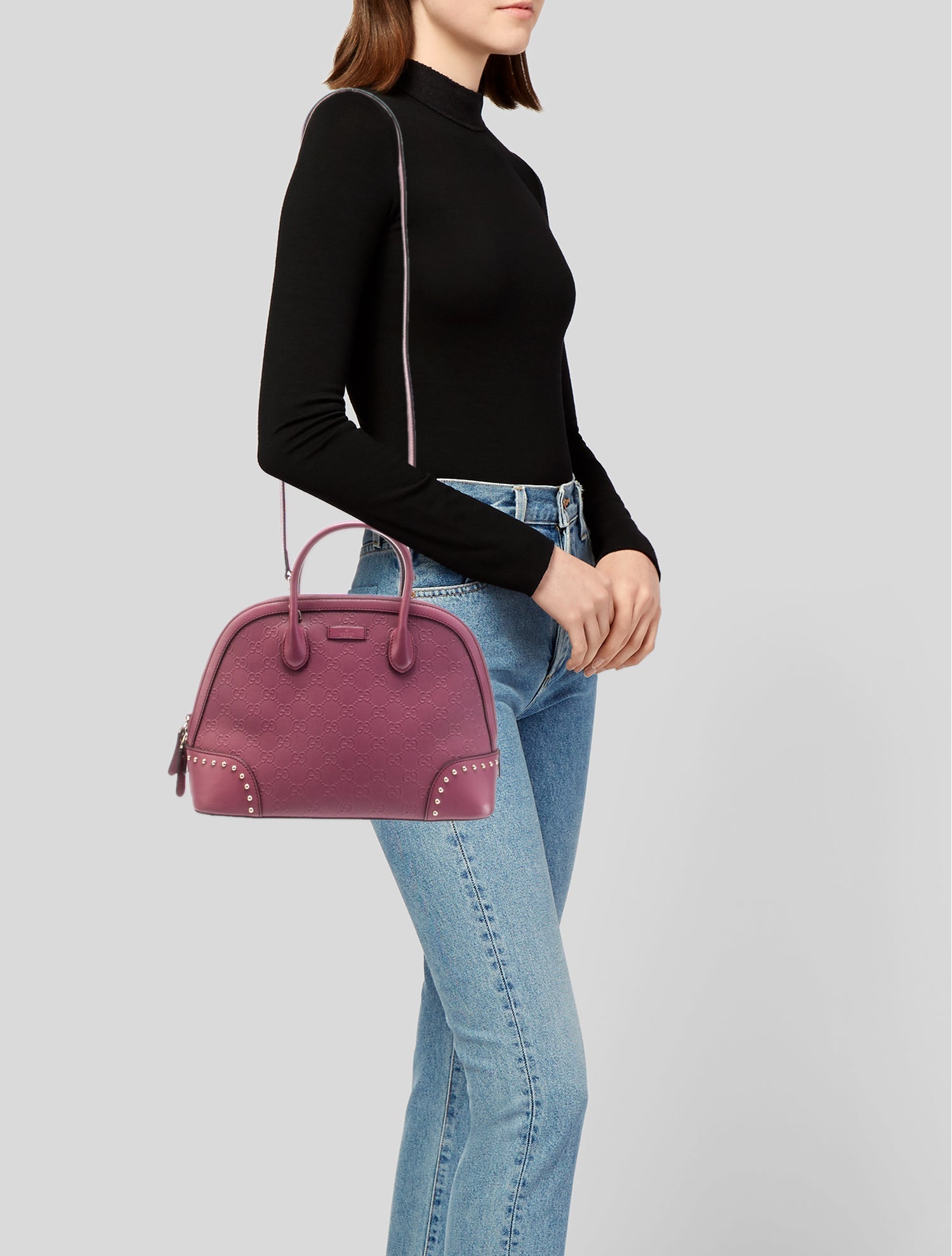 Gucci GG Embossed Dome